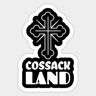 COSSACK LAND Sticker